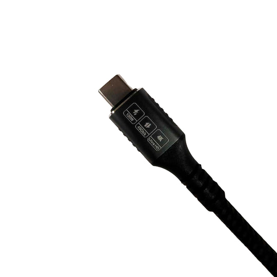 NetStrand USB4 C-C 100W PD, 40Gbps, Fast Charge Braided Cable - 6ft