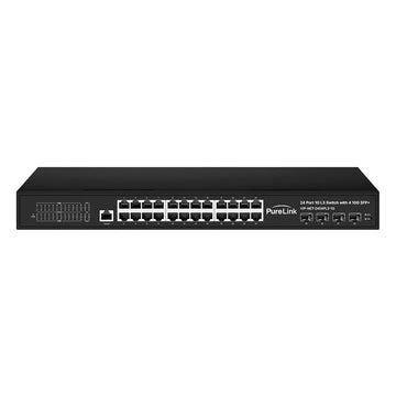 PureLink 24-Port 1G L3 Switch with (4) 10G SFP+