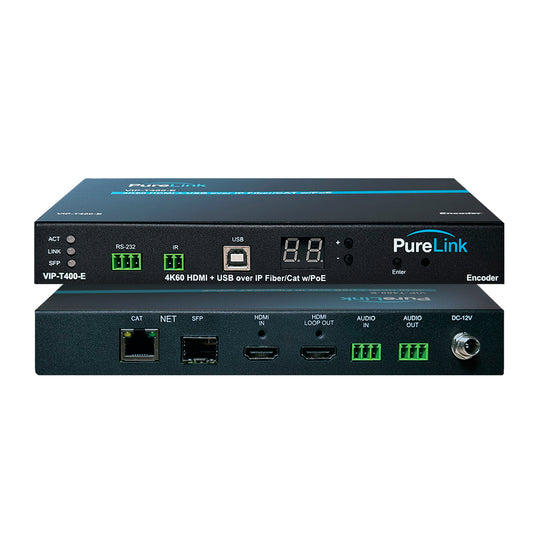 PureLink 4K60 HDMI & USB/KM CAT and Fiber – AV over IP Encoder – TAA