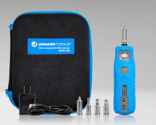 Jonard Tools Wireless Fiber Inspection Microscope, WFM-100