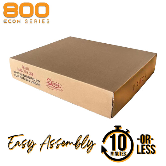 Quest Economy Wall Mount Knockdown Enclosure - 800 Series