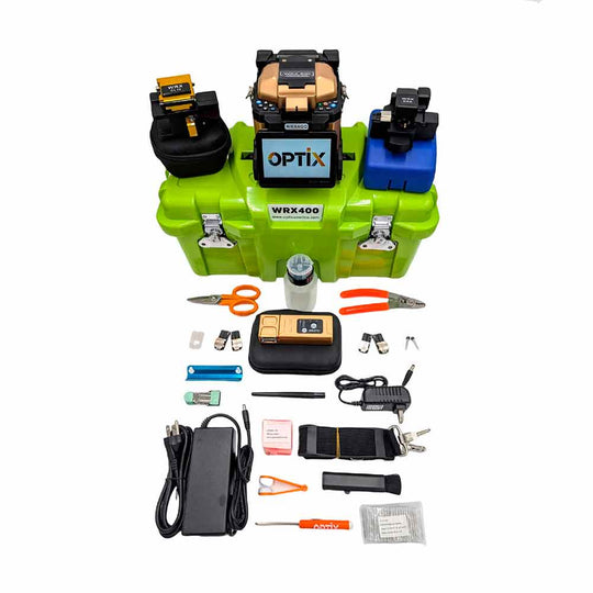 Optix America WRX400 Core Alignment Splicer Kit with WRXK1S Mini One-Step Cleaver