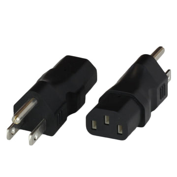 World Cord Adapter NEMA 5-15P to IEC 60320 C13 10A 125