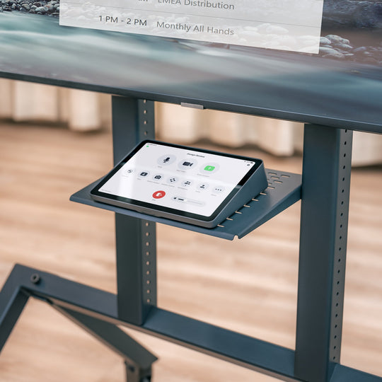 Control Shelf for Heckler AV Cart - Black Grey