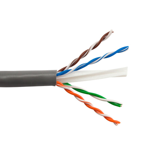SimplyCABLE Cat6 Pro Series Indoor/Outdoor HDBaseT 550MHz 23AWG Solid BC, UTP, UL CMR/FT4, UV Sun Res PVC Jkt - 1000ft Box
