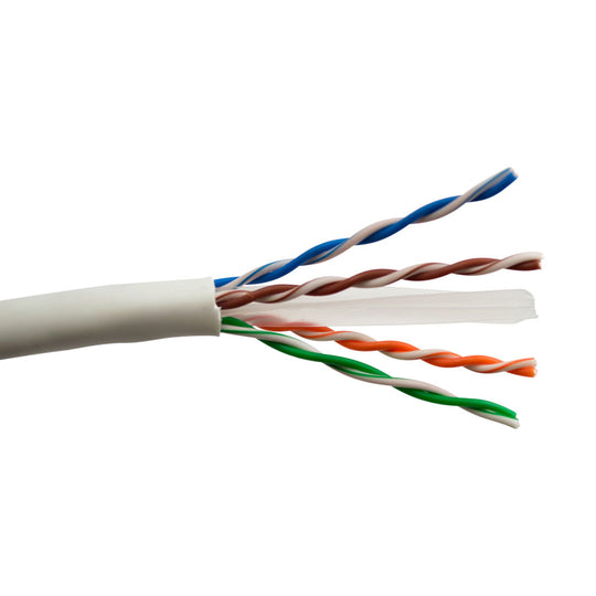 SCP Cat6 250+Mhz 24AWG Solid BC, UTP, ETL CMR, PoE 30W (Type 2), RoHS, PVC - 1000ft Box