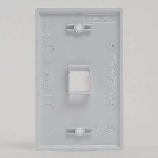 ICC Classic Faceplate for EZ®/HD Style in Single Gang