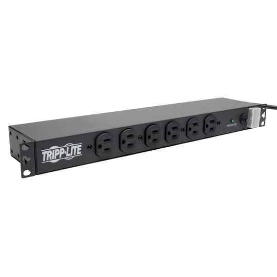 Tripp-Lite DRS-1215 14-Outlet Economy Network Server Surge Protector, 1U