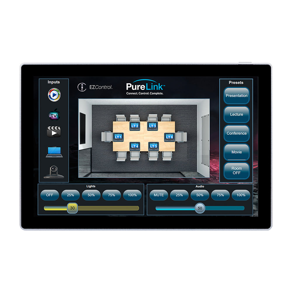 PureLink iCON™ T10W – Ten Inch Wall Mount Touch Screen Controller with ...