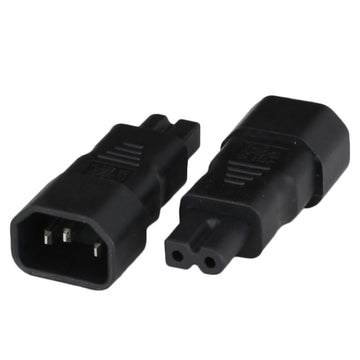World Cord Adapter IEC60320 C14 Plug to C7 Polarized Connector 10A 250V