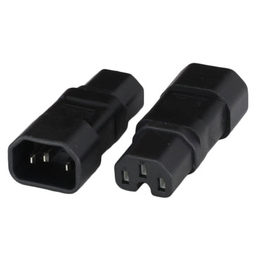 World Cord Adapter IEC60320 C14 Plug To IEC 60320 C15 Connector