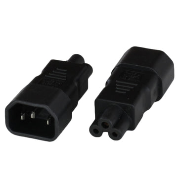 World Cord Adapter IEC60320 C14 Plug To IEC 60320 C5 Connector
