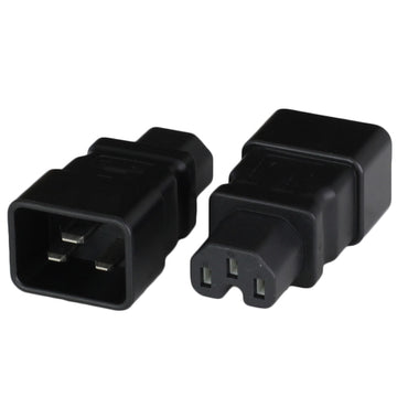 World Cord Adapter IEC60320 C20 Plug To IEC 60320 C15 Connector