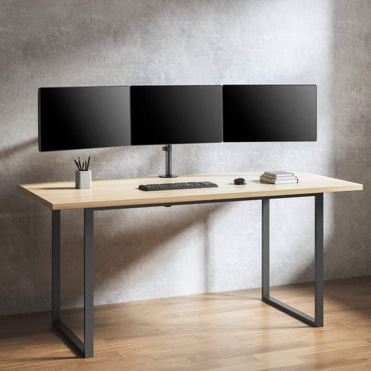Manhattan LCD Monitor Mount with Center Mount and Double-Link Swing Arms, 461658