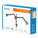 Manhattan LCD Monitor Mount with Center Mount and Double-Link Swing Arms, 461658