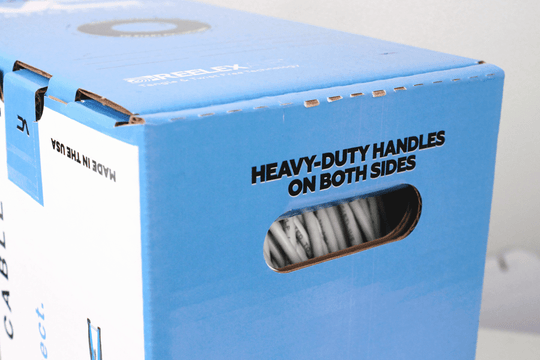 Vertical Cable 1000ft Solid Plenum Cat6 (Slim Type) Cable - 23AWG 550MHz CMP Made in the USA