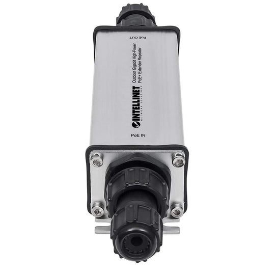 Intellinet Outdoor Gigabit High-Power PoE+ Extender Repeater, 561211