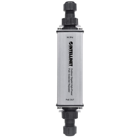 Intellinet Outdoor Gigabit High-Power PoE+ Extender Repeater, 561211