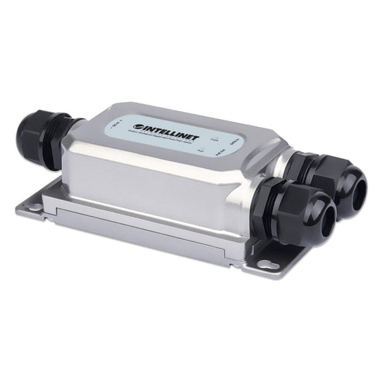 Intellinet Outdoor Vandalproof Gigabit High-Power PoE+ Injector, 561778