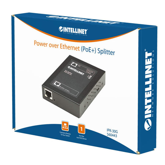 Intellinet Power over Ethernet (PoE+) Splitter, 560443
