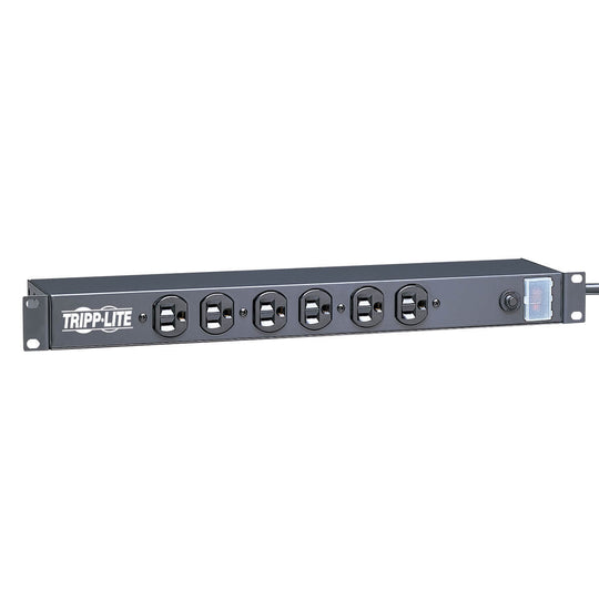 Tripp-Lite RS-1215 1U Rack-Mount Power Strip, 120V, 15A, 5-15P