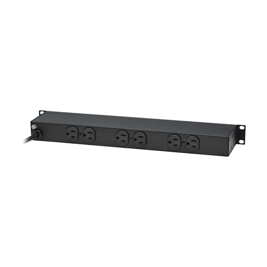 Tripp-Lite RS-1215 1U Rack-Mount Power Strip, 120V, 15A, 5-15P