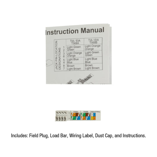 Simply45 10G Toolless Shielded Field Plug 