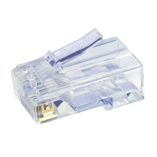 Simply45 Cat5e Unshielded – Pass Through RJ45 – 500 Plugs