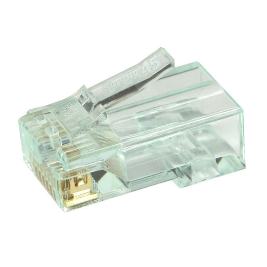 Simply45 Cat6 Unshielded – Pass Through RJ45 – 500 Plugs