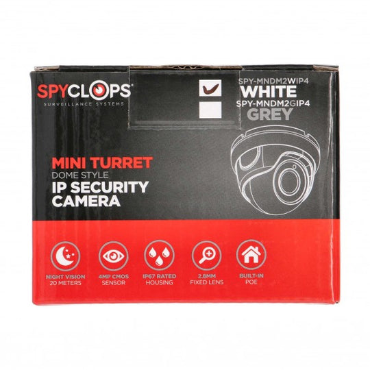 Metra Spyclops Mini Turret Dome Style IP Camera