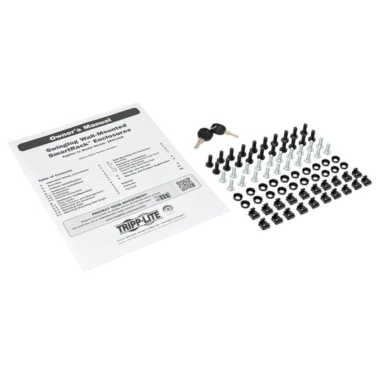 Tripp-Lite SRW12US SmartRack 12U Low-Profile Switch-Depth Wall-Mount Rack Enclosure Cabinet, Hinged Back