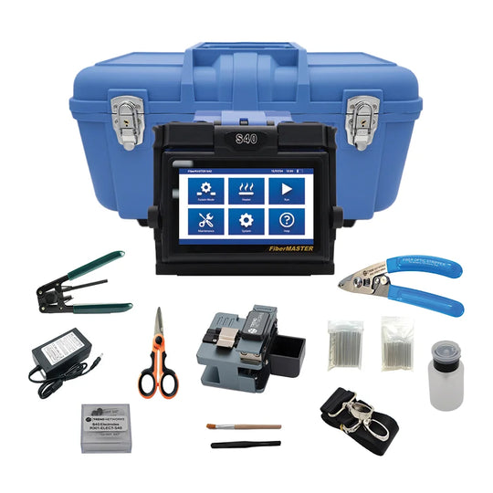 SimplyTEST FiberMASTER S40 Adaptive Clad Alignment Fusion Splicer Kit