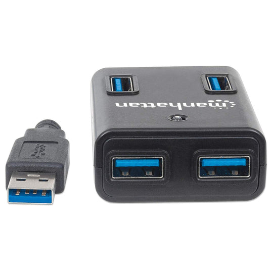 Manhattan SuperSpeed USB 3.0 Hub, 162302