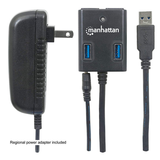 Manhattan SuperSpeed USB 3.0 Hub, 162302