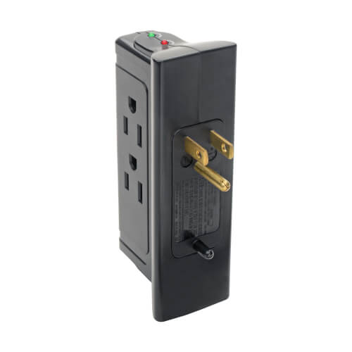 Tripp-Lite TLP4BK Protect It! Surge Protector w/ 4 Side-Mounted Outlets