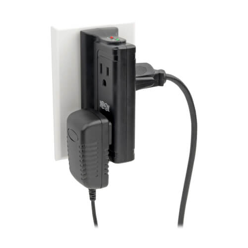 Tripp-Lite TLP4BK Protect It! Surge Protector w/ 4 Side-Mounted Outlets