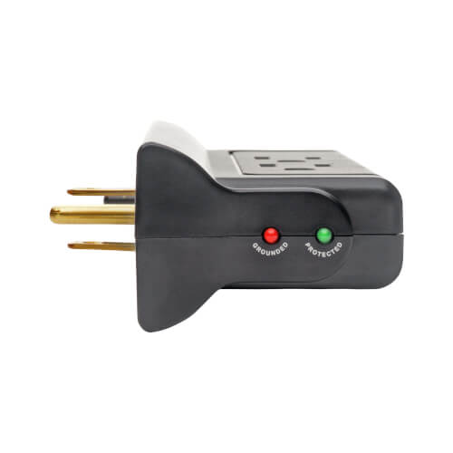 Tripp-Lite TLP4BK Protect It! Surge Protector w/ 4 Side-Mounted Outlets