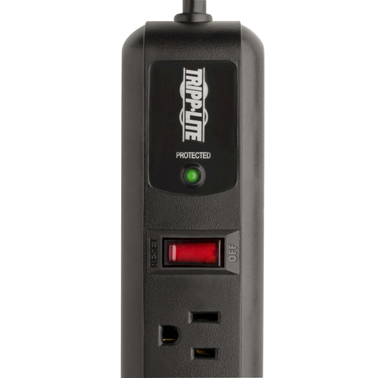 Tripp-Lite TLP74RB Protect It! 7-Outlet Surge Protector, 4ft Cord