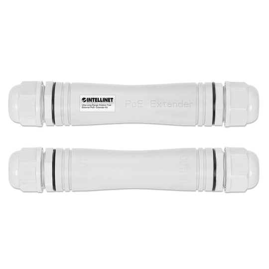 Intellinet Ultra Long Range Outdoor Fast Ethernet PoE+ Extender Kit, 561952