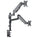 Manhattan Universal Gas Spring Dual Monitor Mount, 461597