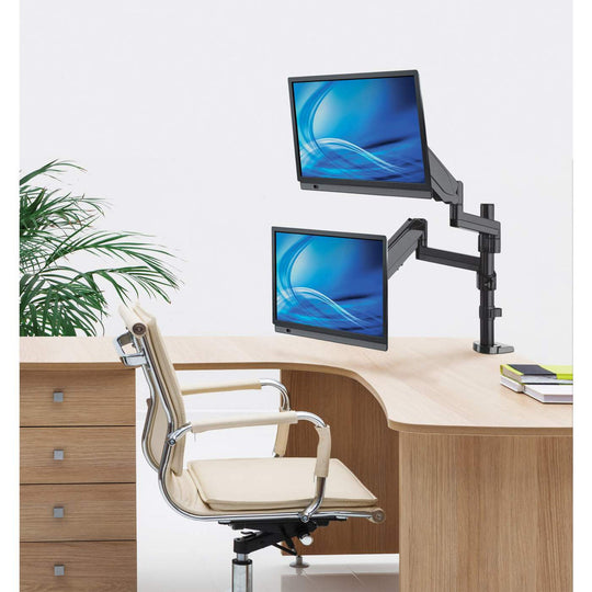 Manhattan Universal Gas Spring Dual Monitor Mount, 461597