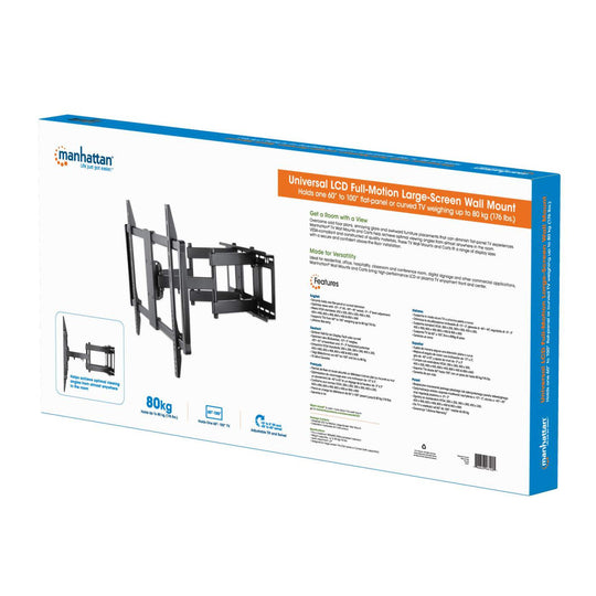 Manhattan Universal LCD Full-Motion Large-Screen Wall Mount, 461221