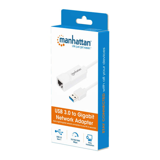 Manhattan USB 3.0 to Gigabit Network Adapter, 506847