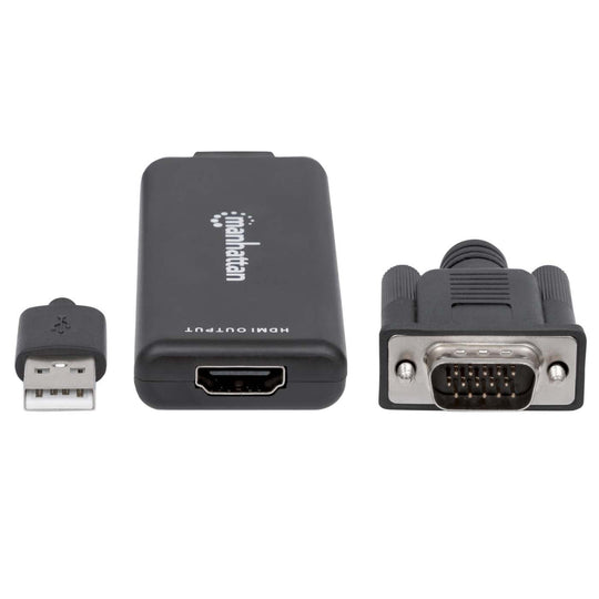 Manhattan VGA and USB to HDMI Converter, 152426