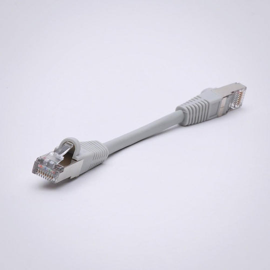 Cat5E Shielded Ethernet Patch Cable, Snagless Boot - Gray