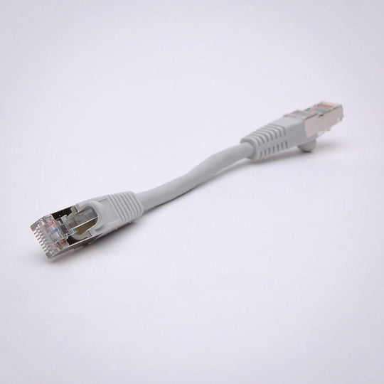 Cat6 Shielded Ethernet Patch Cable, Snagless Boot - Gray