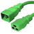 C20 to C19 Power Cord – 20A, 250V, 12/3 SJT - Green