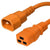 C14 to C19 Power Cord –15A, 250V, 14/3 SJT - Orange
