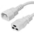 C14 to C19 Power Cord –15A, 250V, 14/3 SJT - White