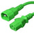 C14 to C13 Power Cord – 10A, 250V, 18/3 SJT - Green